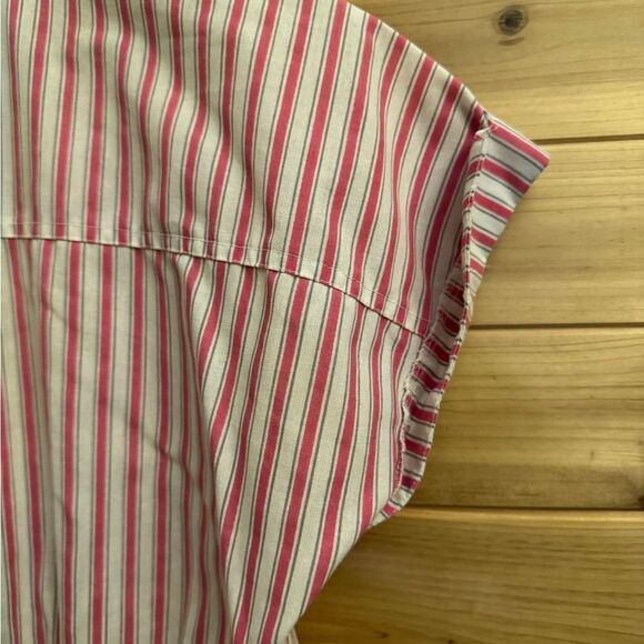 Vintage 60’s Alternating Current Size Medium Pinstripe Collared Romper - Picture 12 of 14